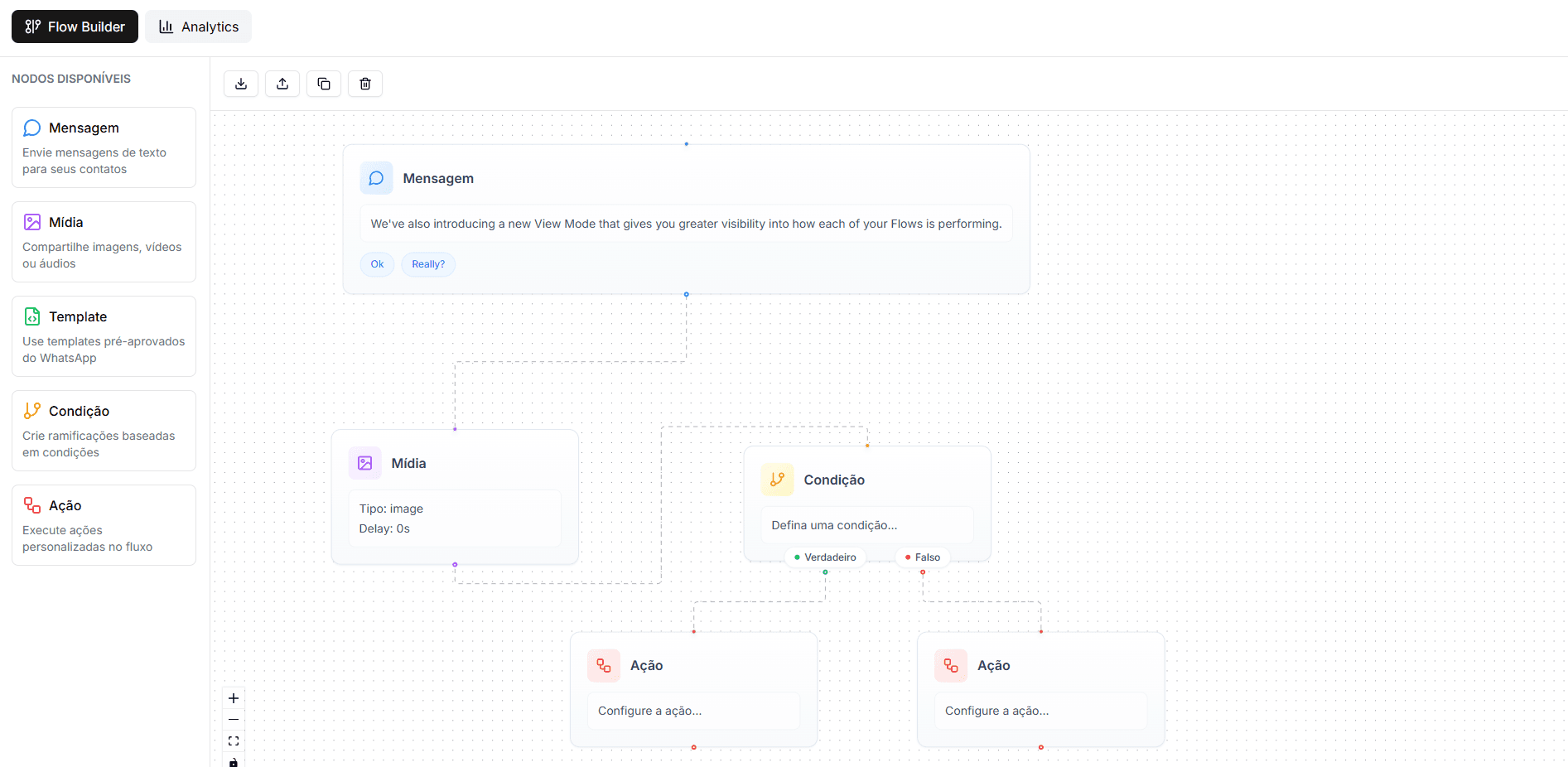 Flow Builder Preview